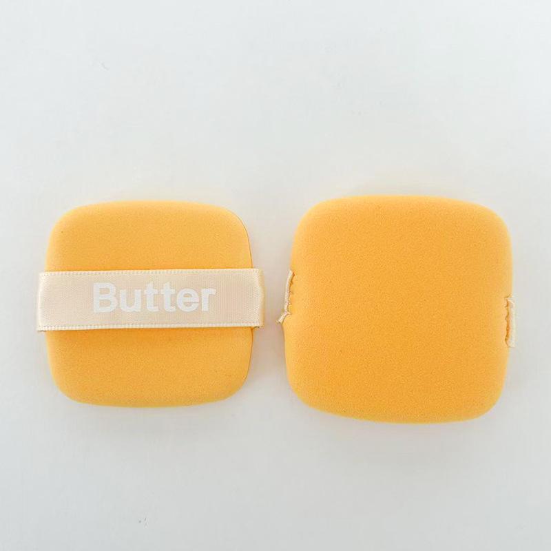 

Спонж для макияжа в форме печенья «Butter Cookie» Ультрамягкий Не впитывающий Гигиеничный Спонж для растушевки для жидкой пудровой основы Сухое Влажное нанесение Бьюти-блендер 10pcs жёлтый