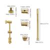 Universal Brass Instrument Repair Tool Tuning Slide Rod Brass Wind Instruments Repairing Part for Smooth Slide Movement