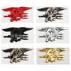 Militärstil Totenkopf 3D Metall Emblem Abzeichen, Selbstklebender Kratzschutz Dekorationsaufkleber für Auto Seitenkotflügel Heckklappe