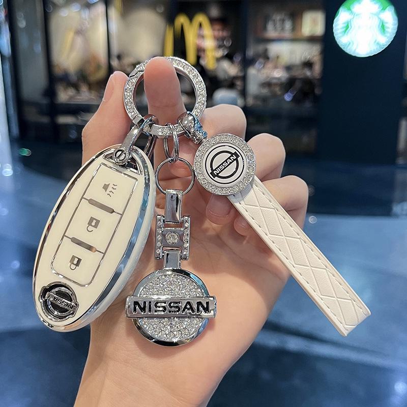 

Чехол для ключей Nissan Sylphy для Tiida, Qashqai, Teana, Jinke — классическая автомобильная пряжка 14-го поколения