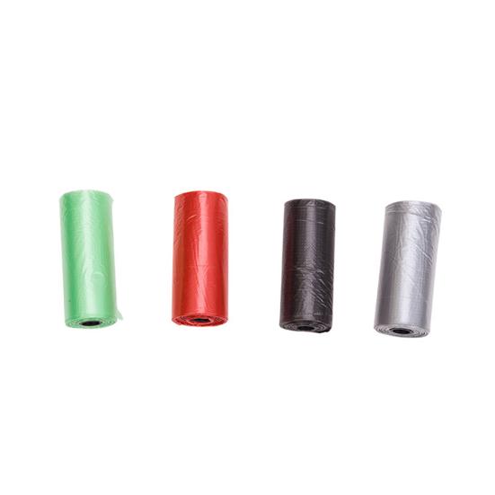 4Rolls/60Pcs Dog Bags Solid Color Leak-proof Eco-friendly Pet Waste Bags for Home