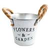 Vintage Creative Corrosion Resistant Metal Decorative Flower Bucket  for Artificial Plants