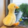 Stuffed Animals Long Hair Duck Plushies Lifelike Goose Duck Stuffed Doll  Birthday Gifts