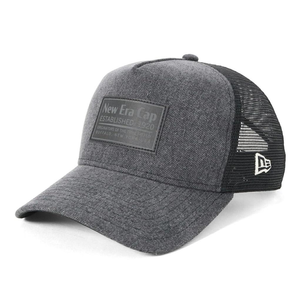 New Era Mesh Free Size 940AFTR DENIM LOGO SNAP LP GRA Cap, Denim, Black,