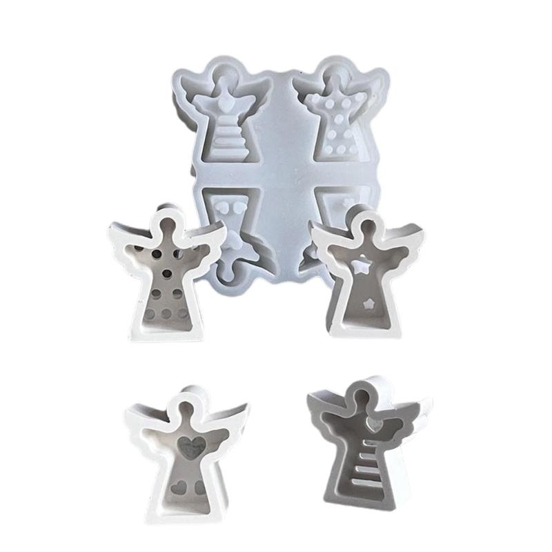 

Flexible Silicone Mold Nightlight Molds Creative Project Moulds Silicone Texture for Creating Detailed Angel Decorations 1