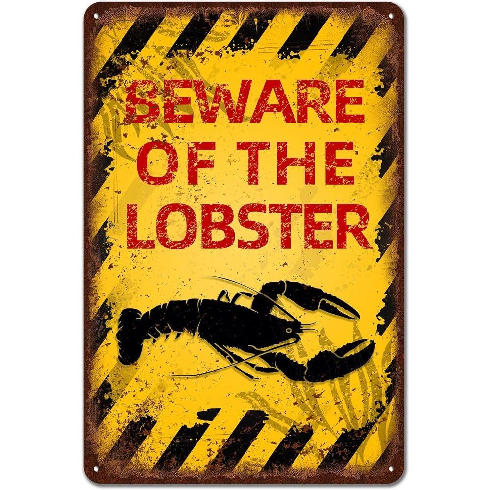 Beware of Animal Silhouette Aluminum Signs Metal Warning Plates