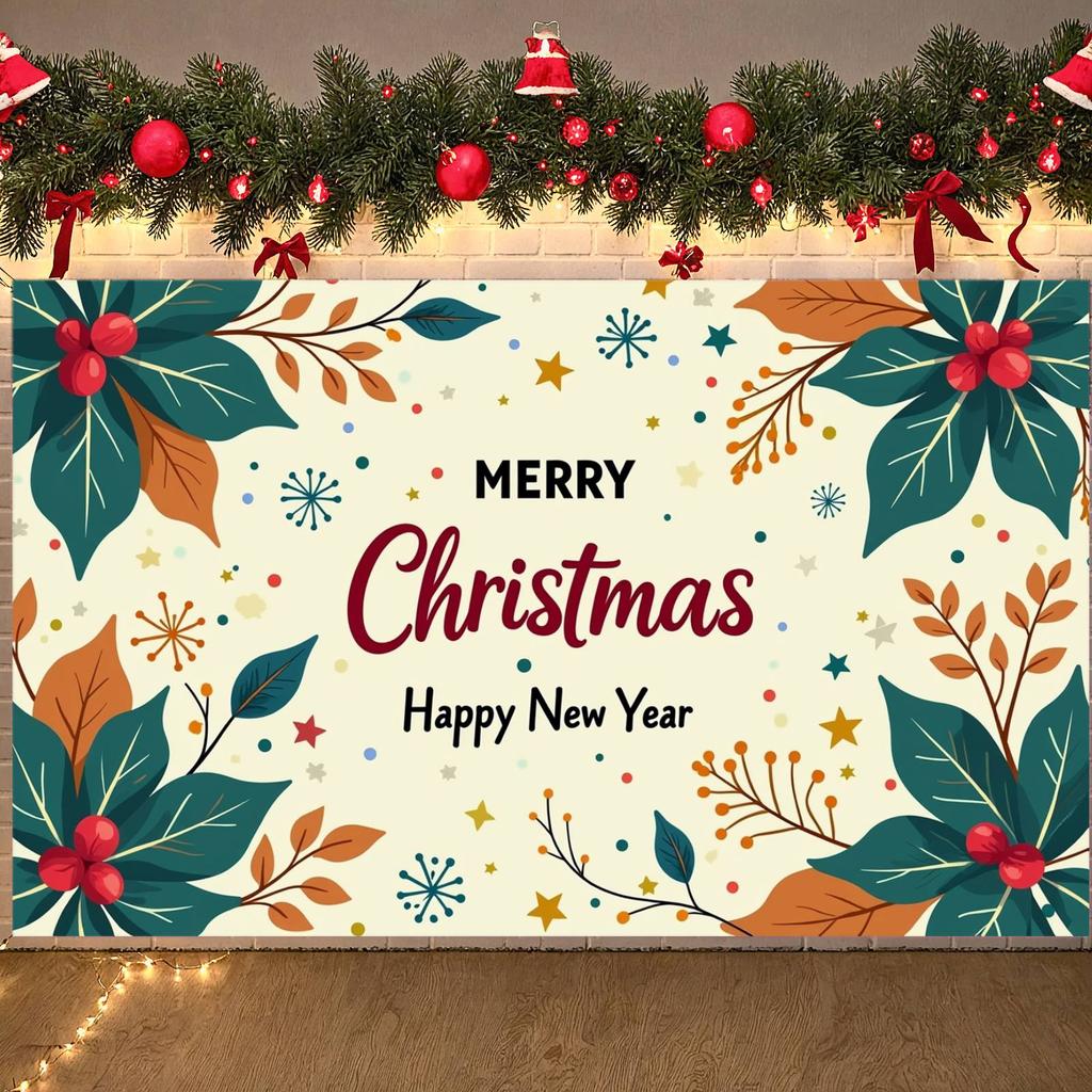 New Year Banner Snowflake Pattern New Year Decoration Banner Holiday Banner Holiday For Holiday Gathering New Year Event