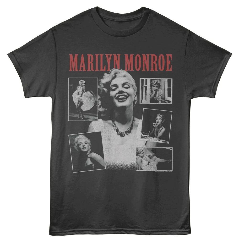 Marilyn Monroe Collage With Color Logo Smoke Icon Shirt 110