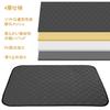SARACAT Pet Pee Mat Dog Bed Cushion Waterproof Quick Dry Nursing Care Washable Reusable Pee Pad Dog Cat Pet Sheet 2PCS
