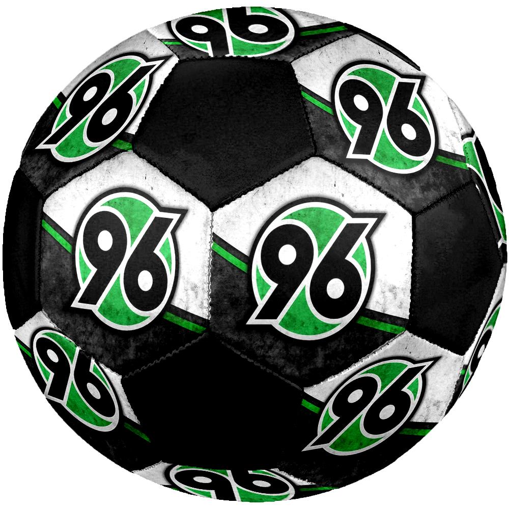 SIZE 5 Hannover 96 Soccer Ball Colorful All Ages Machine Stitched PVC Competition Ready Durable High-Bounce