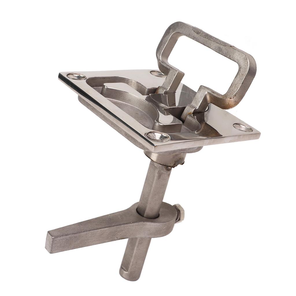 Boat Cam Latch Flush Pull Floor Buckle Hatch Latch 316 Stainless Steel 67x79mm Lift Handle Locking Latch for Yacht Ship