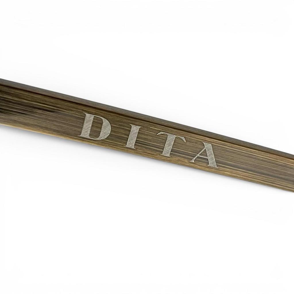 Pristine DITA Glasses LINDSTRUM-THREE Limited Edition Cancer metallic DTX184 Used