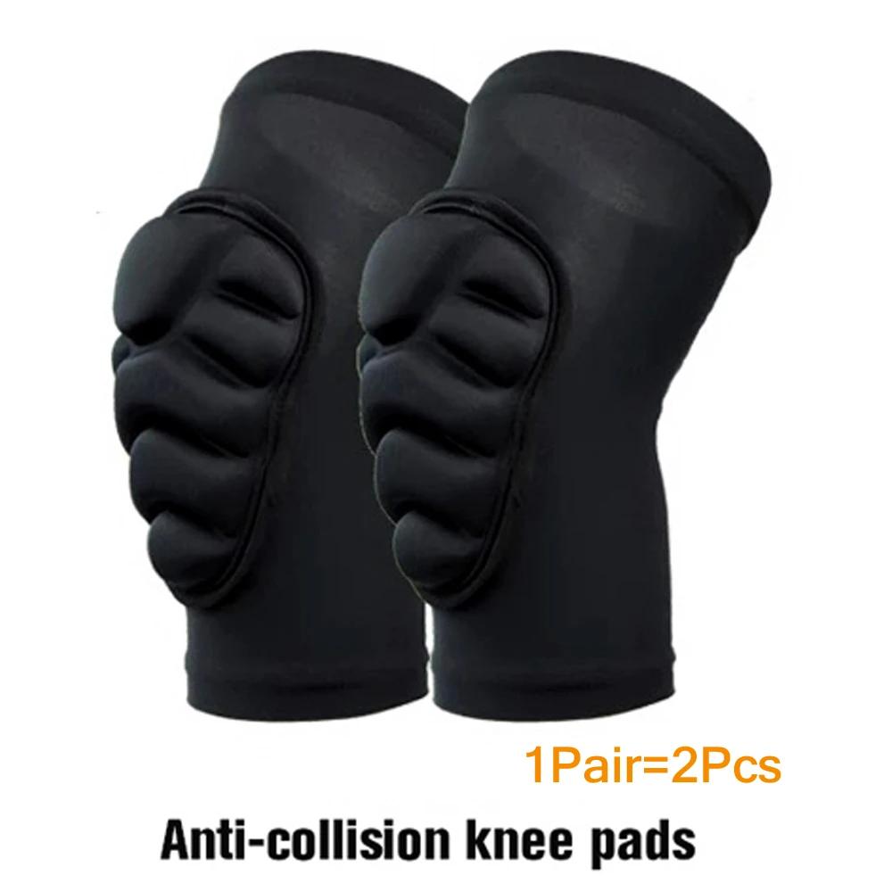 1 pereche de genunchiere din burete gros, mâneci pentru cot, protecție pentru evitarea coliziunilor, genunchiere de protecție sportivă, patine, fotbal, ciclism