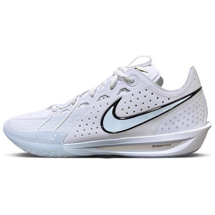 Nike Air Zoom GT Cut 3 EP White Glacier Blue Men Sneakers Metallic-Silver Light-Lemon-Twist Black DV2918-104