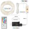 Mlambert 99Ft 300 LED Christmas String Lights Outdoor Indoor, 17 Solid Colors 8 Multicolors 8 Lighting Modes RGB Twinkle Fairy Rope Lights with