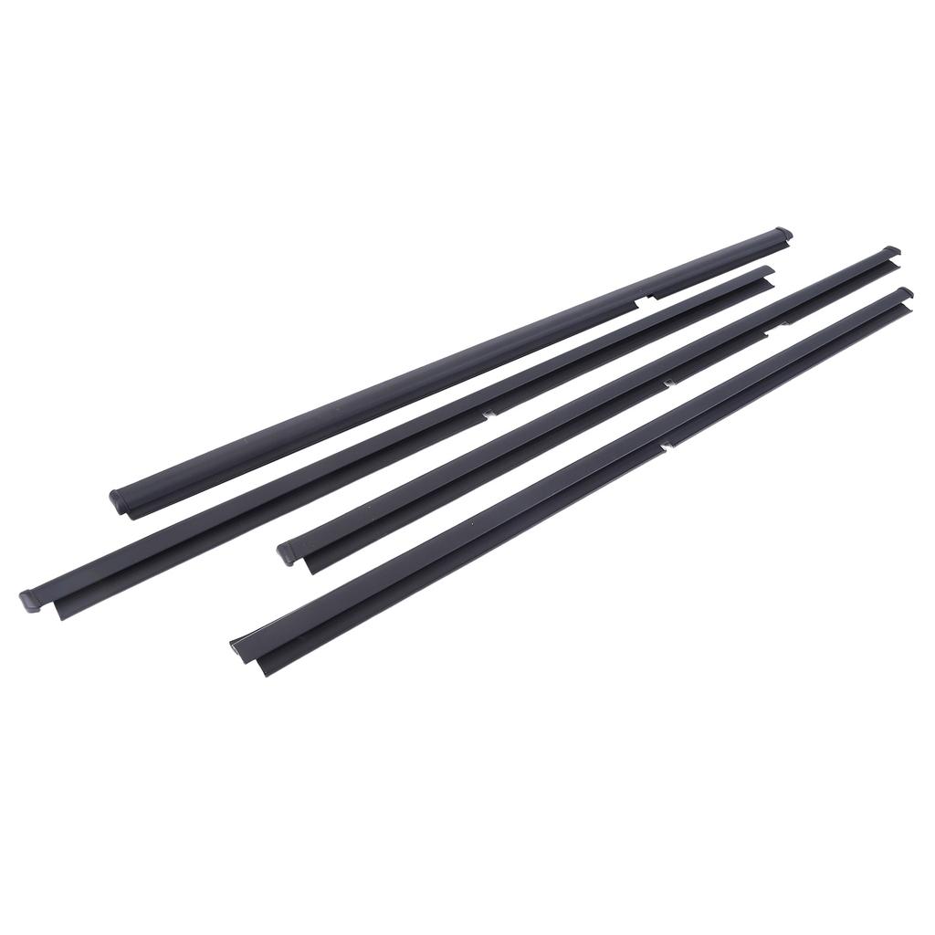 4 x Zestaw listew szybowych Uszczelka drzwiowa Przód Tył Kompatybilny z Grand Cherokee II WJ WG