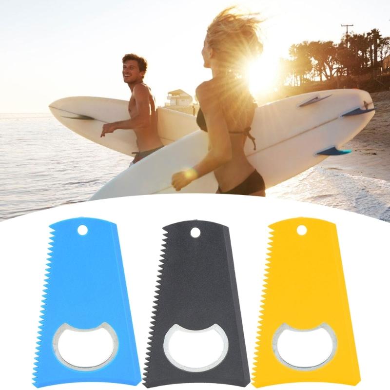 Multifunctional Surfboard Wax Comb Scraper Board Maintenance Tool with Bottles Opener, Surfboard Wax Scraper Wax Comb