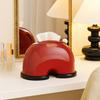 Built-in Spring Tissue Box Rounded Corners Tissue Organizer Modern Style Napkin Box  Desktop