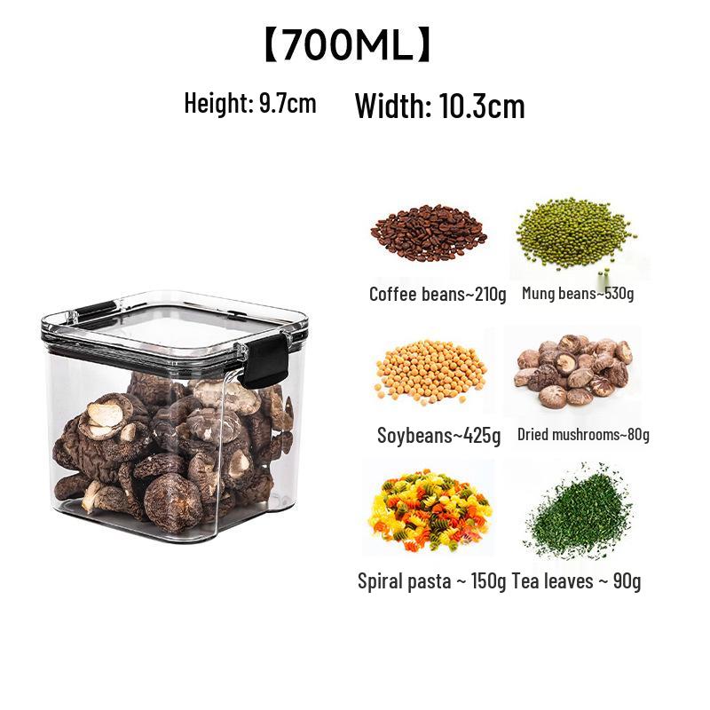 Tianlian Airtight Storage Jars for Grains, Snacks, and Dried Fruits