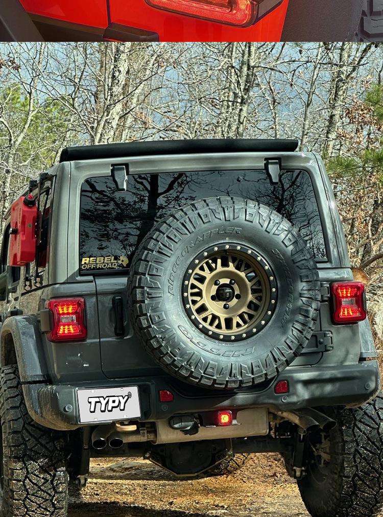 Compatible LED Taillight Assembly for 07-24 JEEP Wrangler JK/JL - Brake & Running Lights
