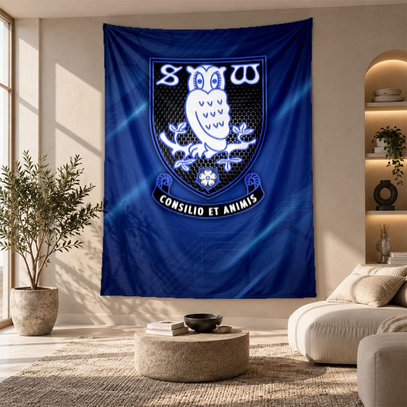 Decorative Tapestry,Sheffield Wednesday Printed Wall Art, Lightweight Wall Hanging For Bedroom Background