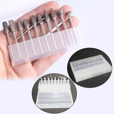 10 τεμ./κιβώτιο Βολφραμίου Steel Dental Carbide Burs Lab Burs Tooth Drill Dental Lab Materials