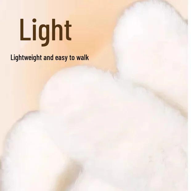 Winter Cold-Resistant Thick Wool Insoles, -40°C, Fur-Integrated, Harbin Snow Town Travel Essential