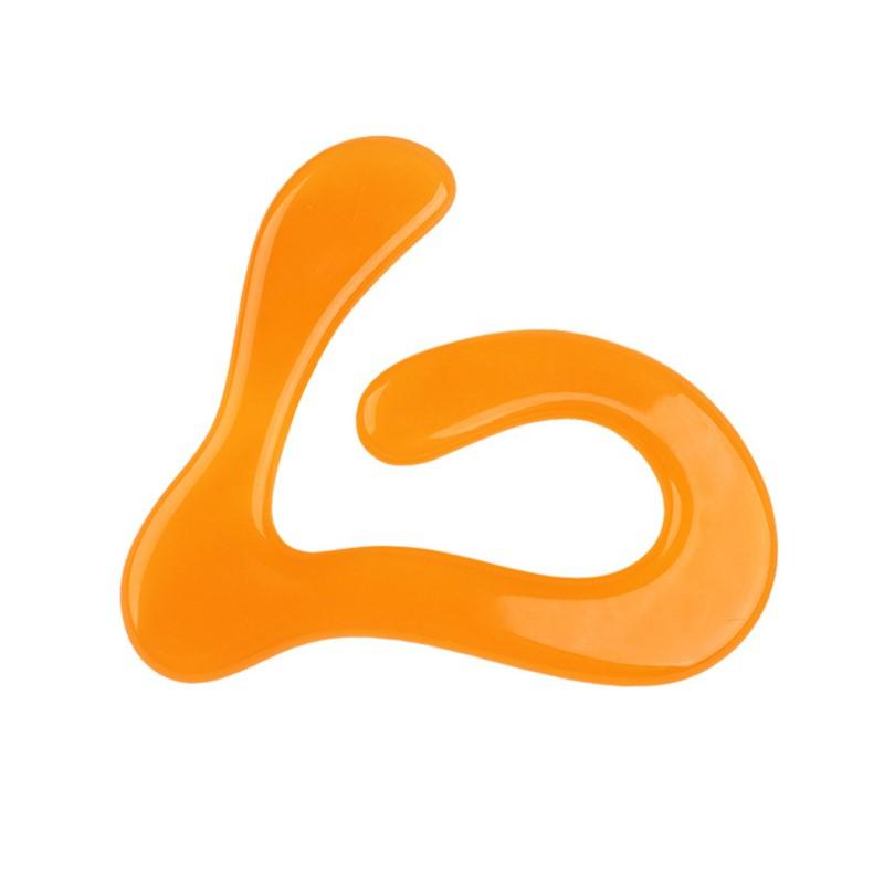 Large Face Neck Back Body Acupuncture Pressure Massage Guasha Board Guasha Board Natural Resin Beeswax Massager Scraper Tool