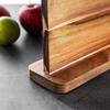 BILL. F Natural Acacia Magnetic Knife Block Kitchen Knife Holder Rack. A Knife Storage Organizer with Strong Magnets, Suitable for Displaying and Stor