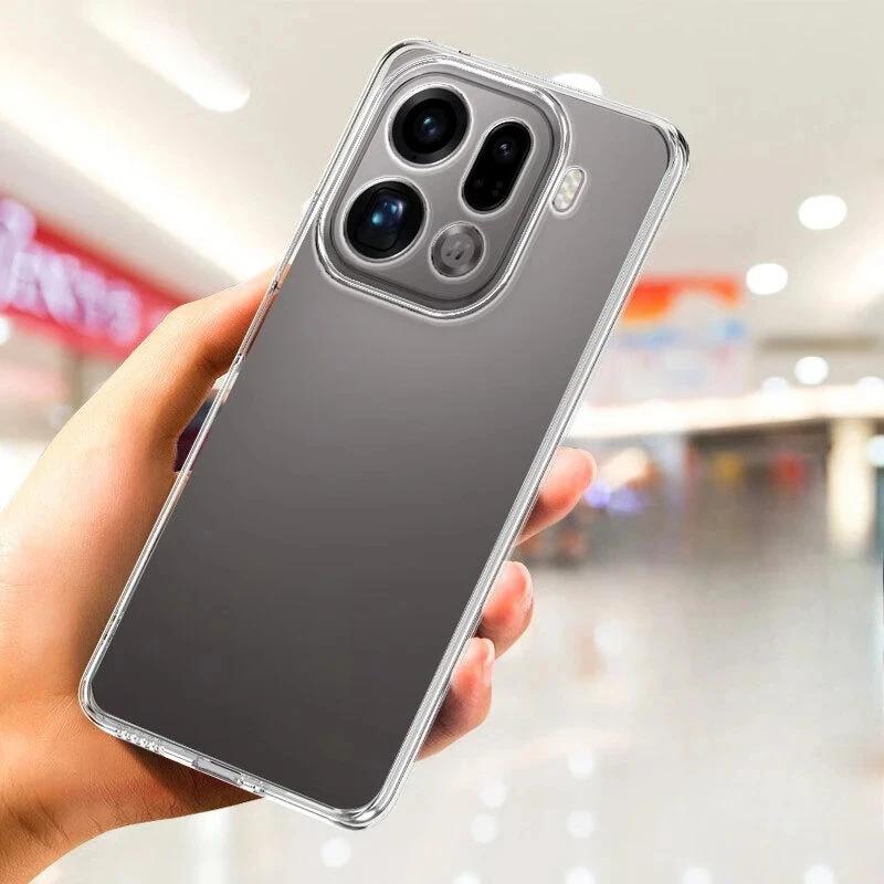 For OPPO Find X9 FindX9 X 9 FindX9Pro X9Pro Pro Case Transparent TPU Phone Cases Clear Liquid Silicone Soft Cover Carcase Coques