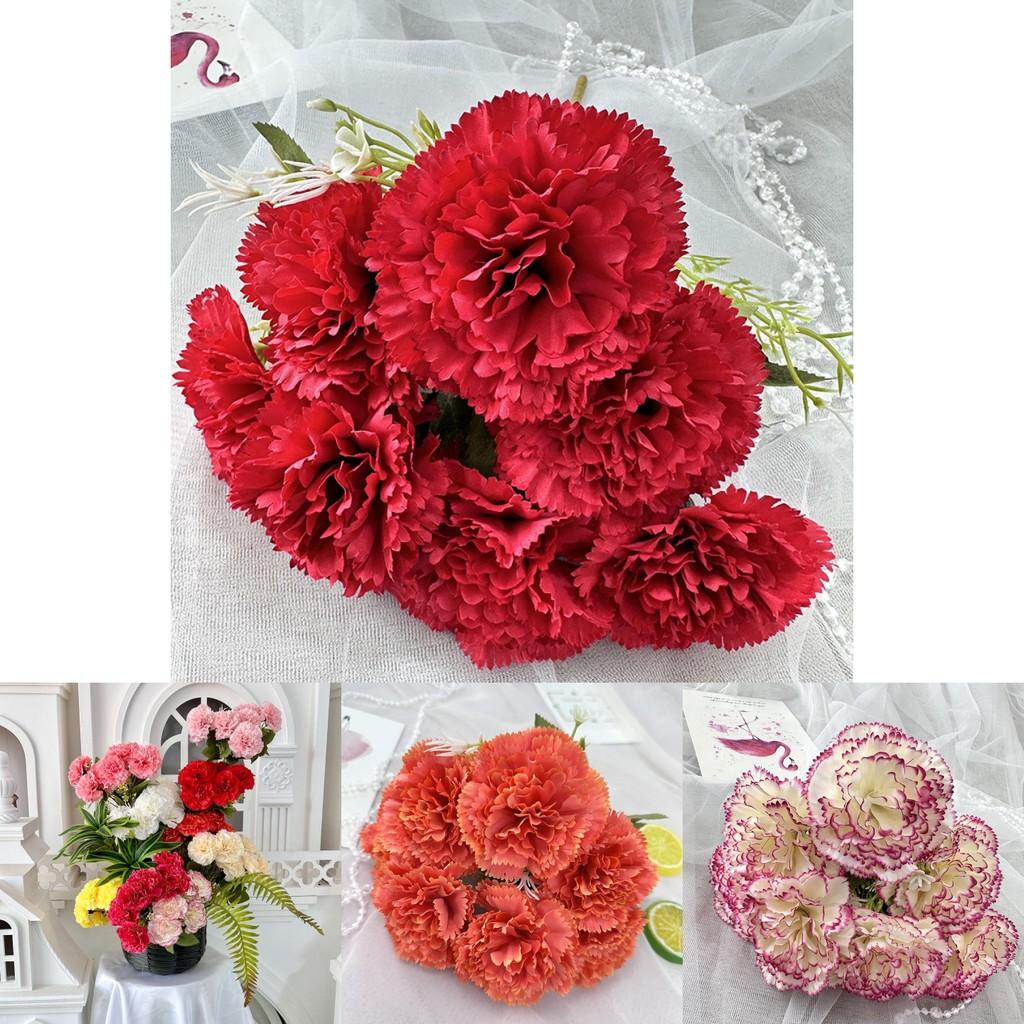 7head Carnation Flower Crafts For Home Decor And Special Occasion Settings
