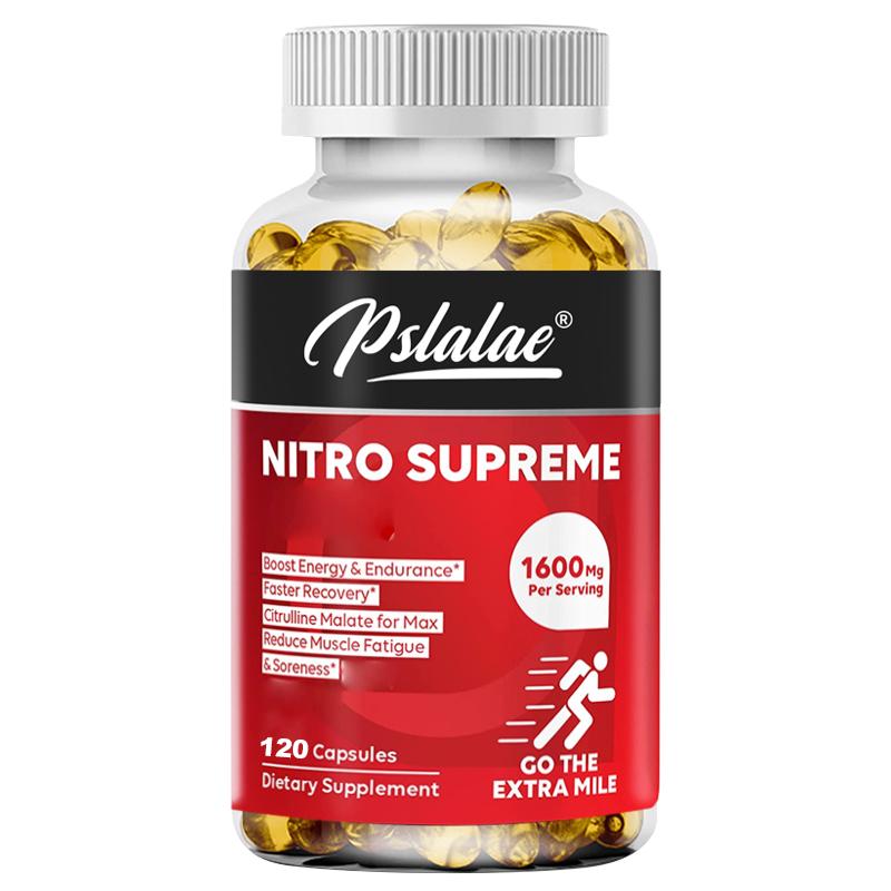 Pslalae capsules rich in L-arginine extract, 1600 mg, natural supplement, suitable for both men and women. 120*1