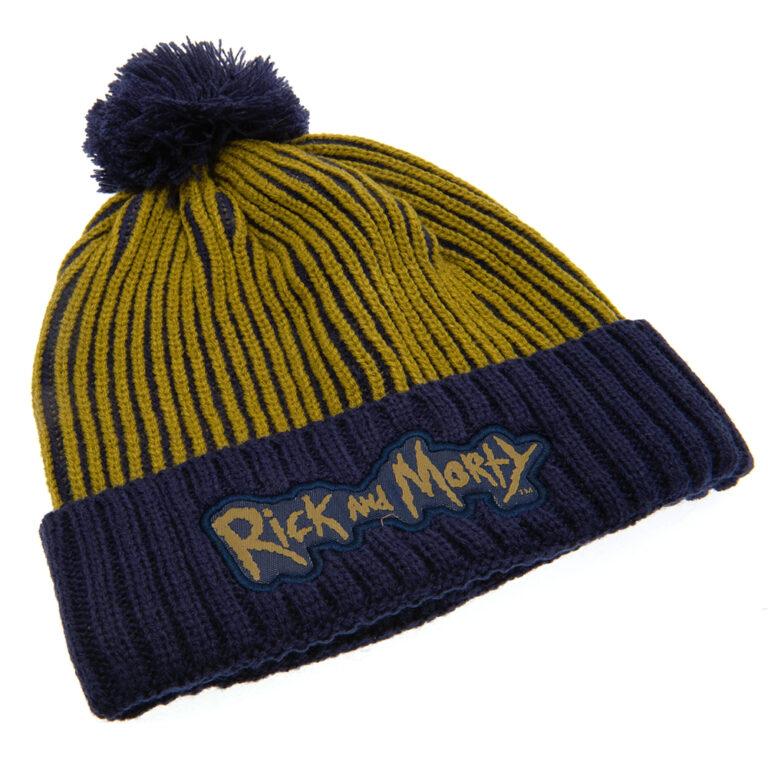 Rick And Morty Knit Bobble Beanie