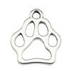 Alloy Dog Paws Charms Bear Paws Pendants For Jewelry Making Dog Themed Accessories