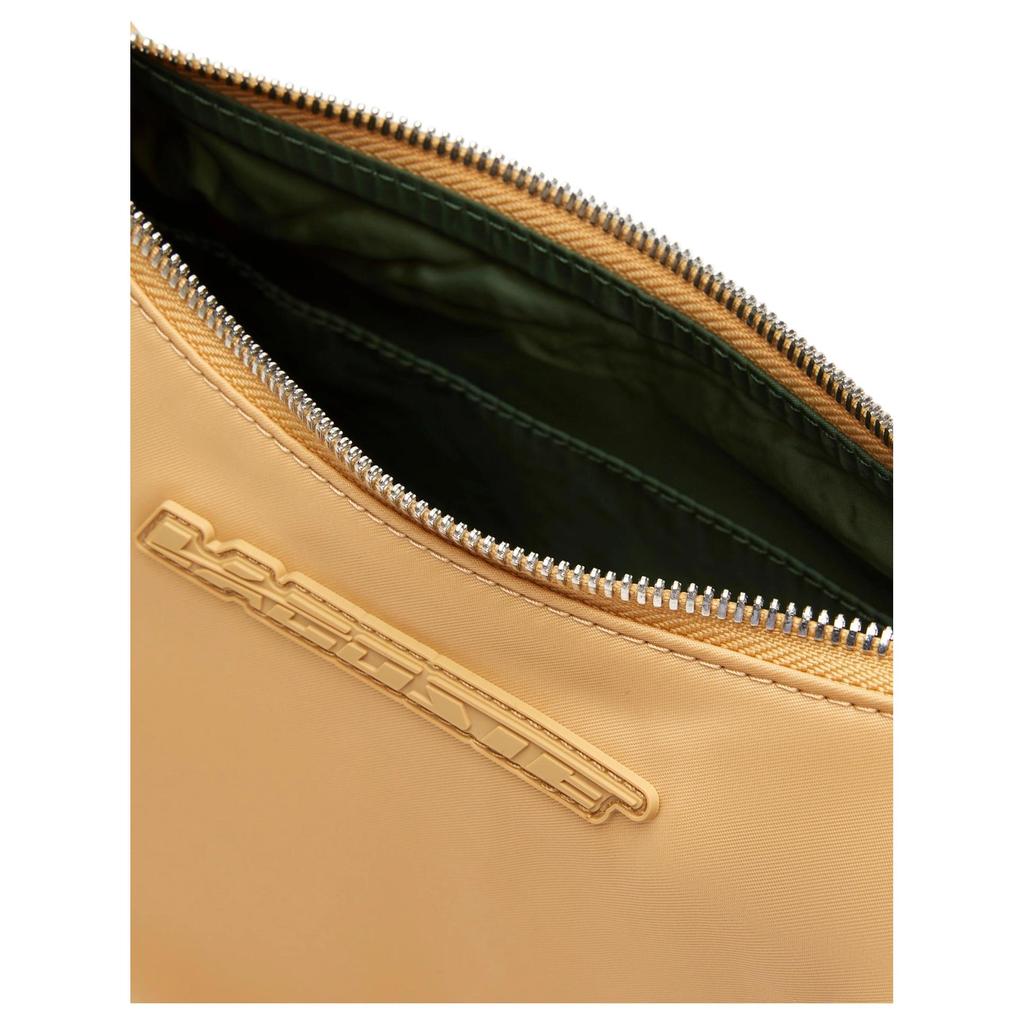 Lacoste Adjustable Shoulder Strap Fabric Crossbody Bag Women bags Khaki NF4176SG-M01