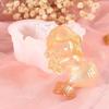 Sleeping Mermaid Silicone Molds Chocolate Fondant Mould Handmade Soap Mold Mermaid Cake Topper DIY Angel Craft Art Candle Mould
