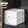 Drawer-Type Underwear and Socks Storage Box: Three-in-One Compartment Organizer
