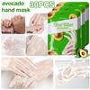 1/5/10/20pairs Shea Butter Hand Mask, Containing Purslane Extract And Nicotinamide Tender Hand Essen