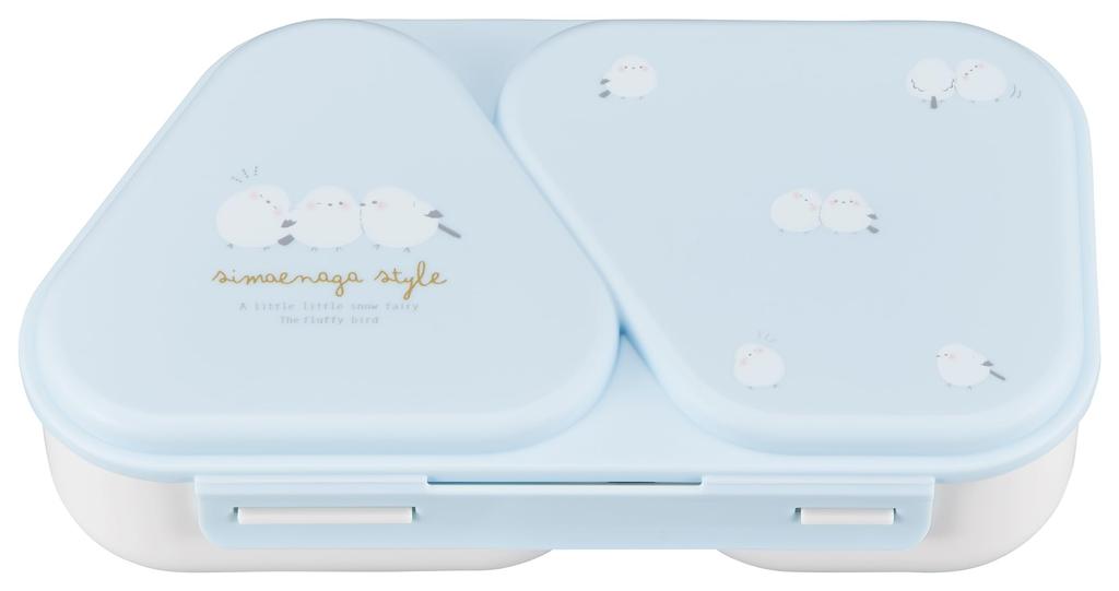 OSK Onigiri Lunch Shimaenaga SEN with Pressed Microwave Made in Japan Case, Antibacterial, 465ml, (Long-tailed Tit) Mold, Safe, LS-15,