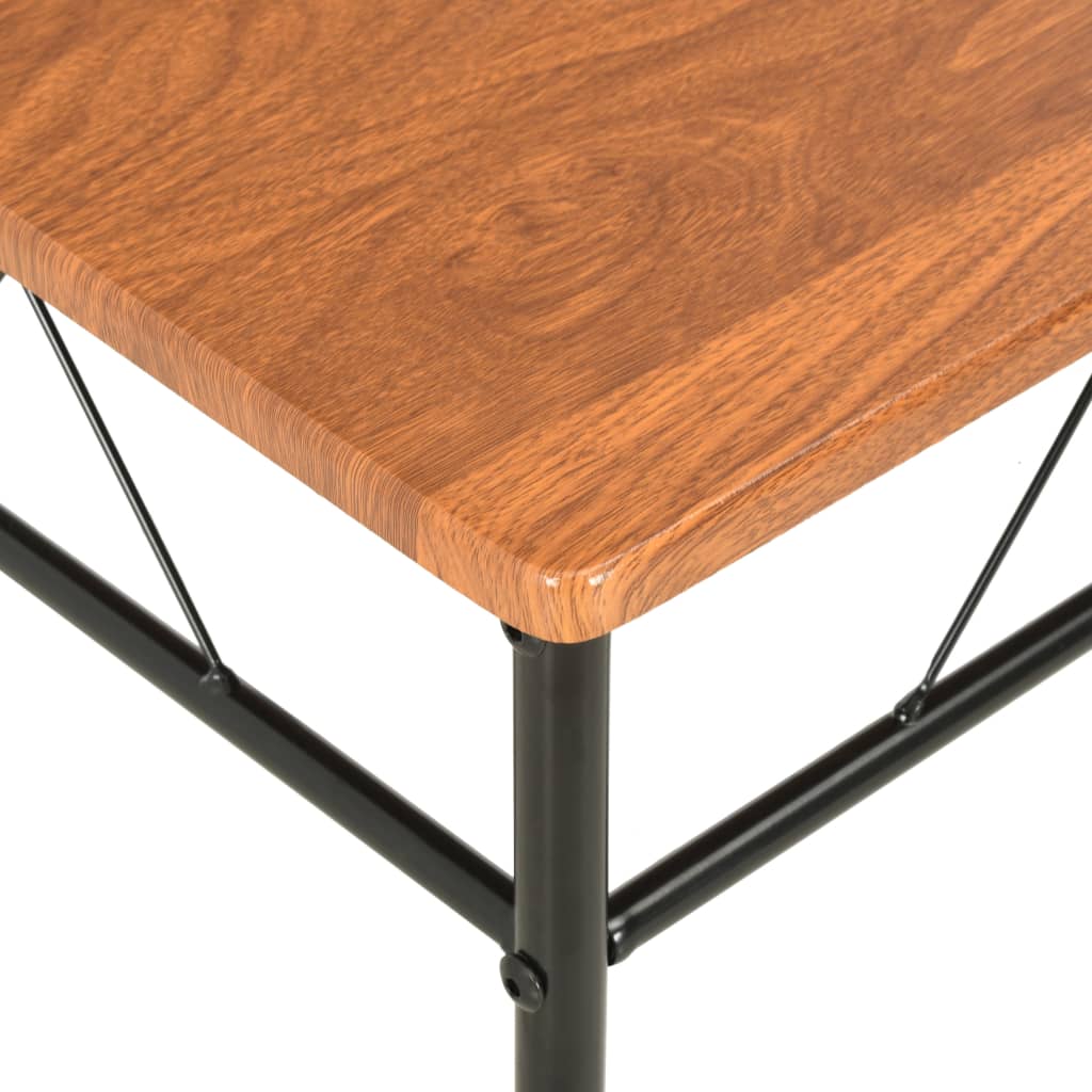 Dining Chairs 2 Pcs Brown MDF