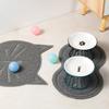 1pcs Ceramic Cat Food Bowl Wide  Safe Pets Water Food Bowls Non Slip Shallow Dish for Kitten Puppy Food Water Feeding