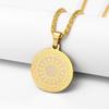 Plated Mandala Necklace Plated Mandala Necklace Mandala Pendant Pendant Necklace