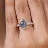 Natural Labradorite Oval Gemstone Ring, 925 Silver Ring, Handmade Designer Ring, Statement Ring, Designer Ring, Bohemian Ring
