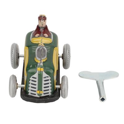 Aufziehbares Oldtimer-Spielzeug Eisen Uhrwerk Retro Automodell Figur Foto-Requisite Dekoration für