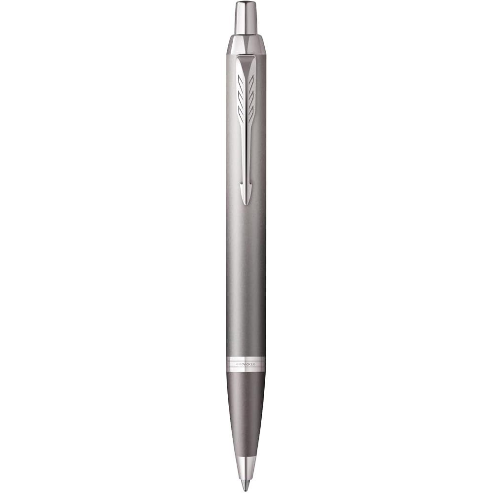 PARKER Parker Ballpoint Pen IM Writing Rituals, Gray CT, Medium, Oily, Gift, Boxed Gift, Luxury, ...