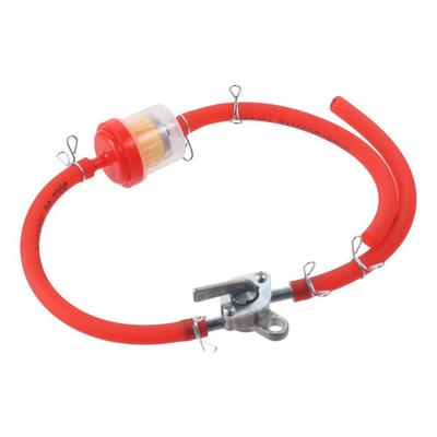 Fuel Filter Clamp Inline Hose Tube Set Shut Off Valve Pet Cock Gasoline
