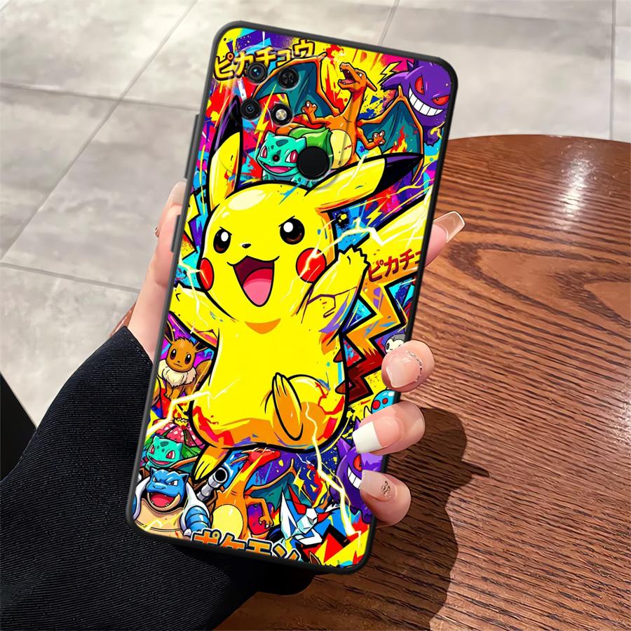 Anime Pokemon Case for Xiaomi Redmi A3 14C 9 A5 K40 K80 Pro 12C 10 A4 A1 A2 Plus 13C Funda Phone Cover