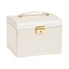 Leather Jewelry Organizer Box With Three Drawers For Wedding Gifts And Travel Souvenirs