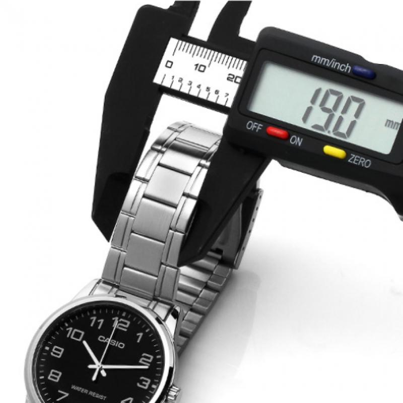 Casio Mtp V001d 1budf  Mtp V001d 1b  Analog Sat Student Male Metal Watch