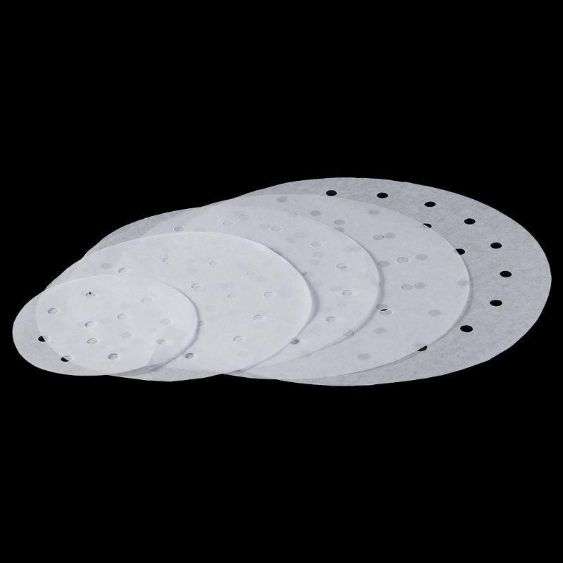 Non-stick Disposable Bamboo/Food Steamer Paper For Steam Basket Air Fryer 100Pc